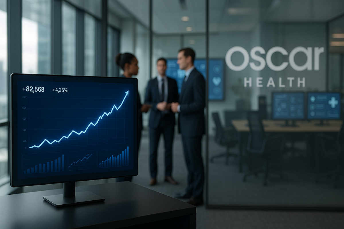 Oscar Health Stock Outpaces Forecasts: Insurance Disruptor Gains Ground (NYSE:OSCR)