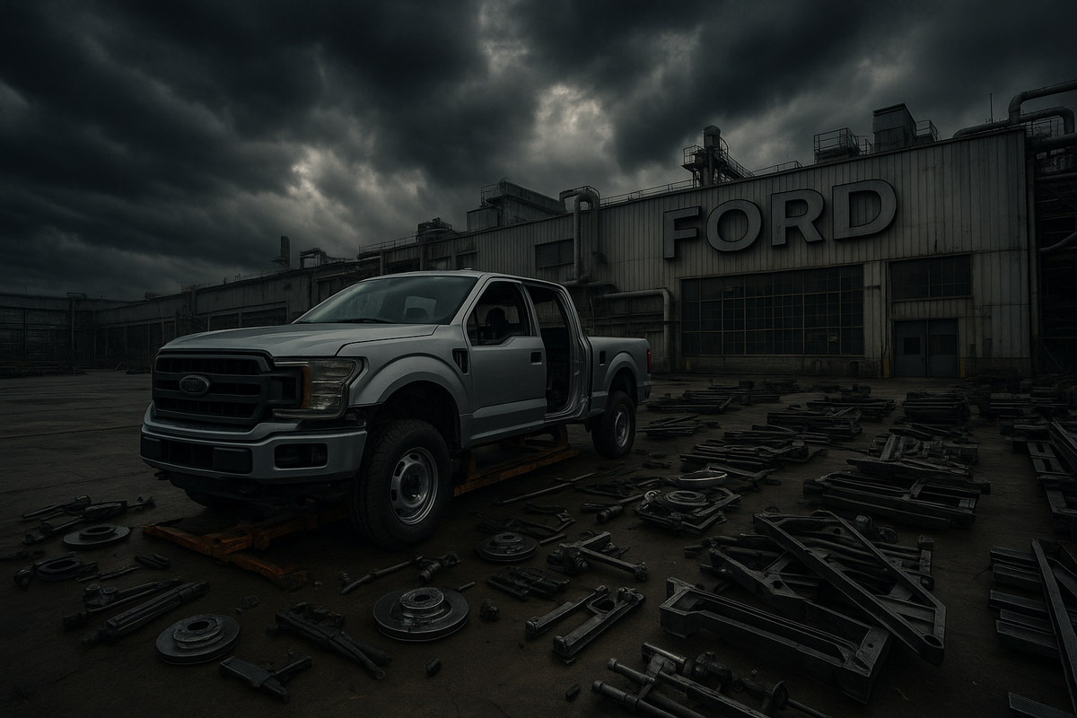 Ford Brakes on Tariff Fears: Auto Icon Faces Global Trade Headwinds, Ford Stock (NYSE:F) Under Pressure