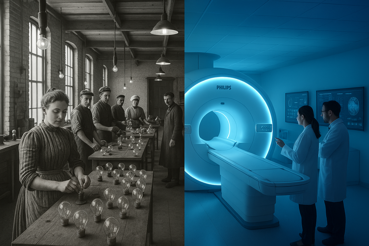 History of Koninklijke Philips N.V.: From Light Bulbs to Global Healthcare Leader – Stock (AMS:PHIA)