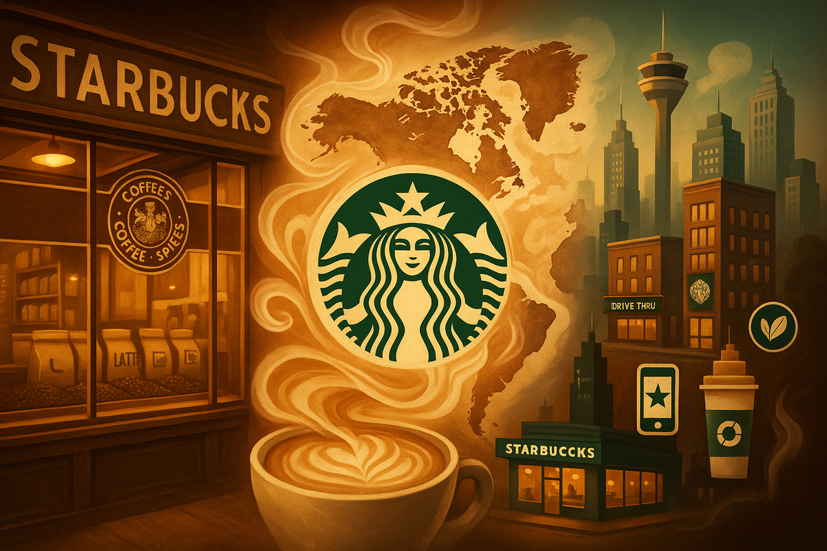The Brewed Empire: A History of Starbucks' Global Domination