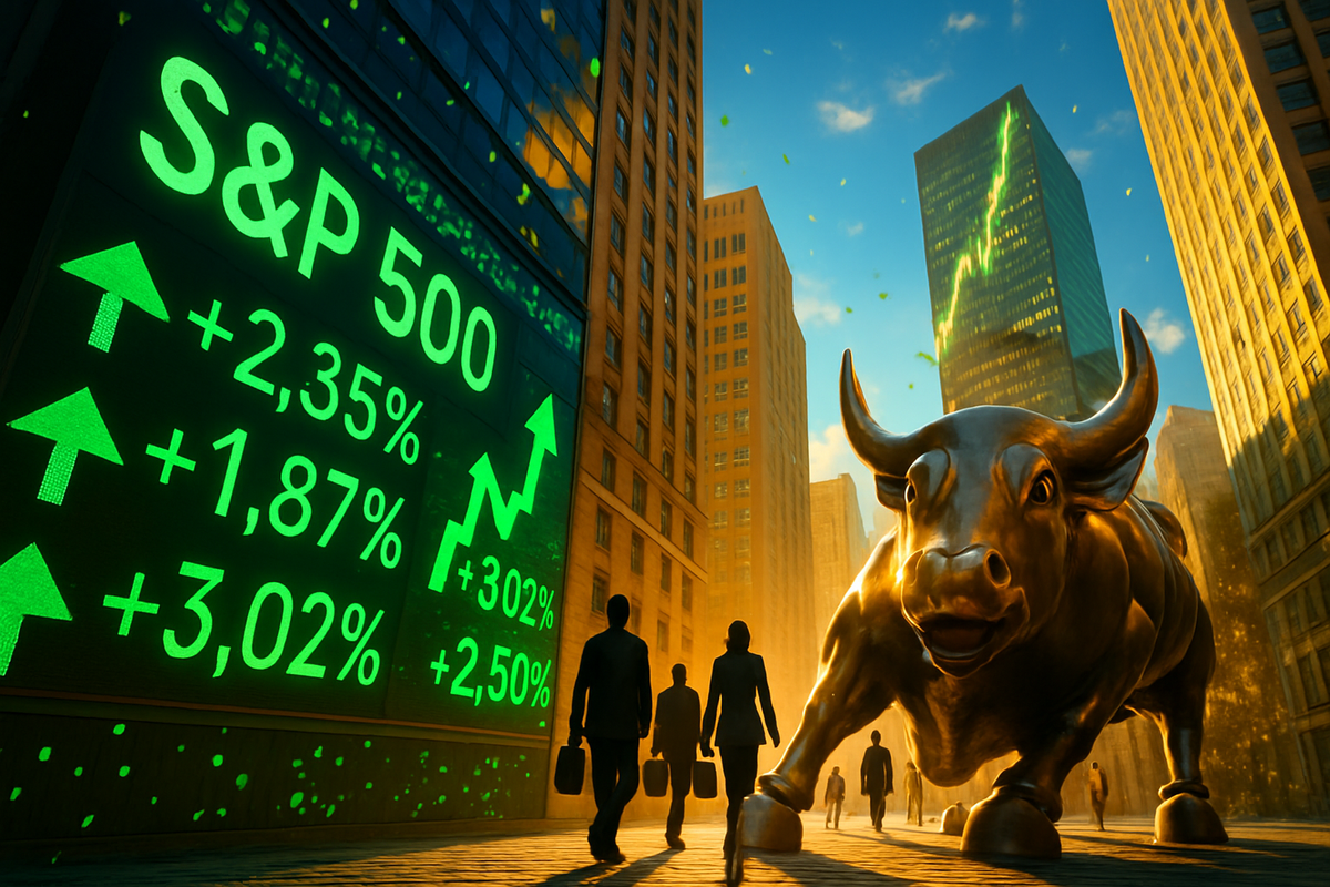 S&P 500 Soars Towards Record Highs, Signaling Robust Investor Confidence