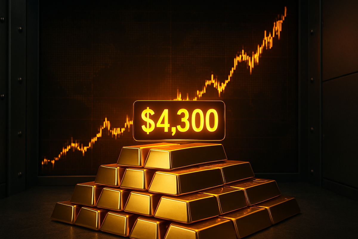 The Golden Fever: Gold Breaches $4,300 Milestone Before Sharp Volatility Shakes Global Markets