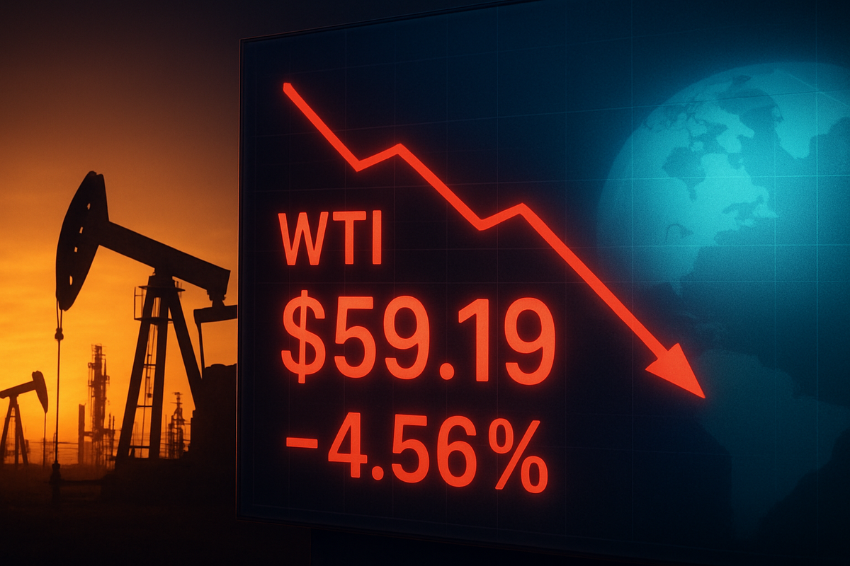 Diplomacy Deflates the 'Iran Premium': Oil Futures Plunge 4% as Geopolitical Tensions Recede