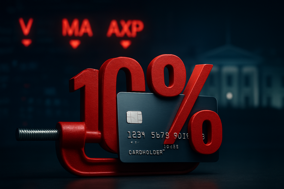 White House Interest Rate Mandate Sends Shockwaves Through Wall Street: The 10% Credit Card Cap Arrives