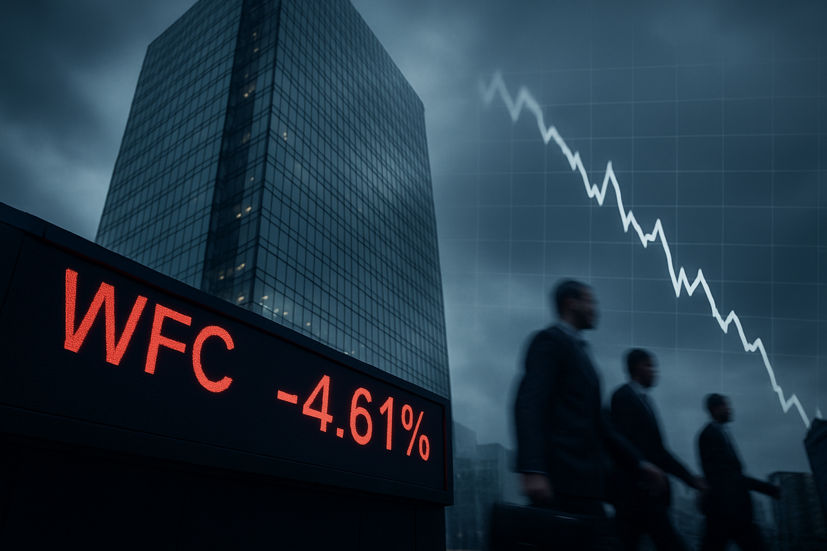 Wells Fargo Shares Plunge 4.6% as Q4 Revenue Miss and Trading Slump Rattle Investors