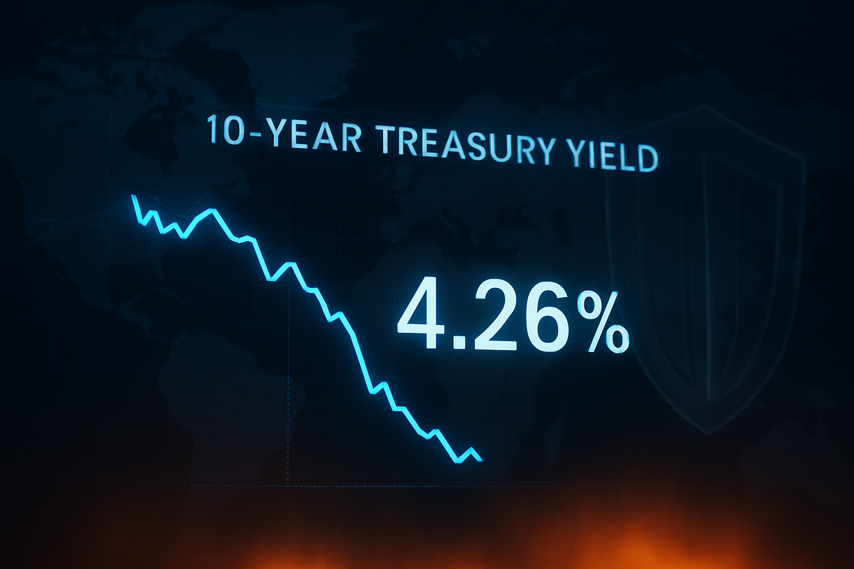 Yields Defy Gravity: The 10-Year Treasury Hits 4.26% as 'Greenland Tariffs' Spark Safety Flight and Inflation Fears