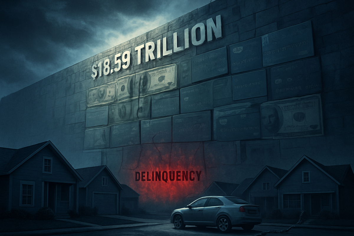 The $18 Trillion Debt Wall: American Households Face a Reckoning as Delinquencies Climb