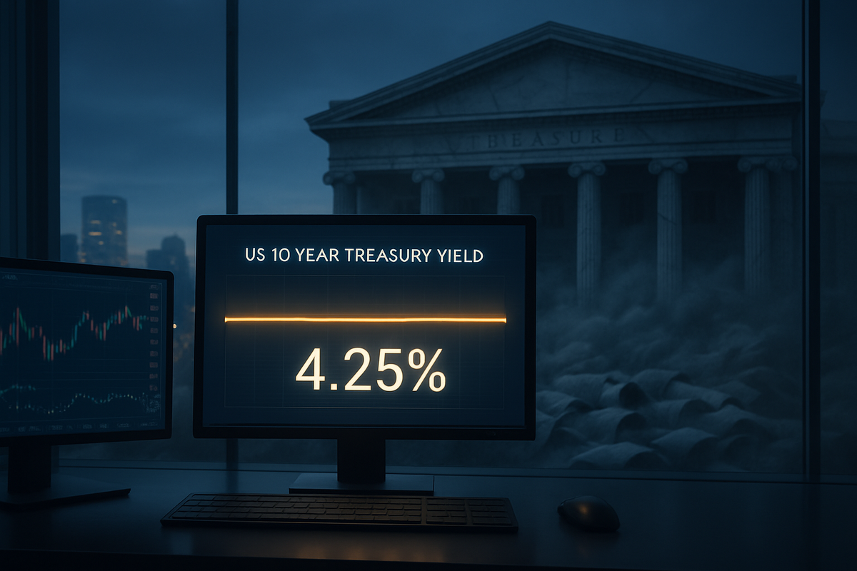 The 4.25% Anchor: Why Treasury Yields Stabilize as US Debt Hits 'Uncharted Territory'