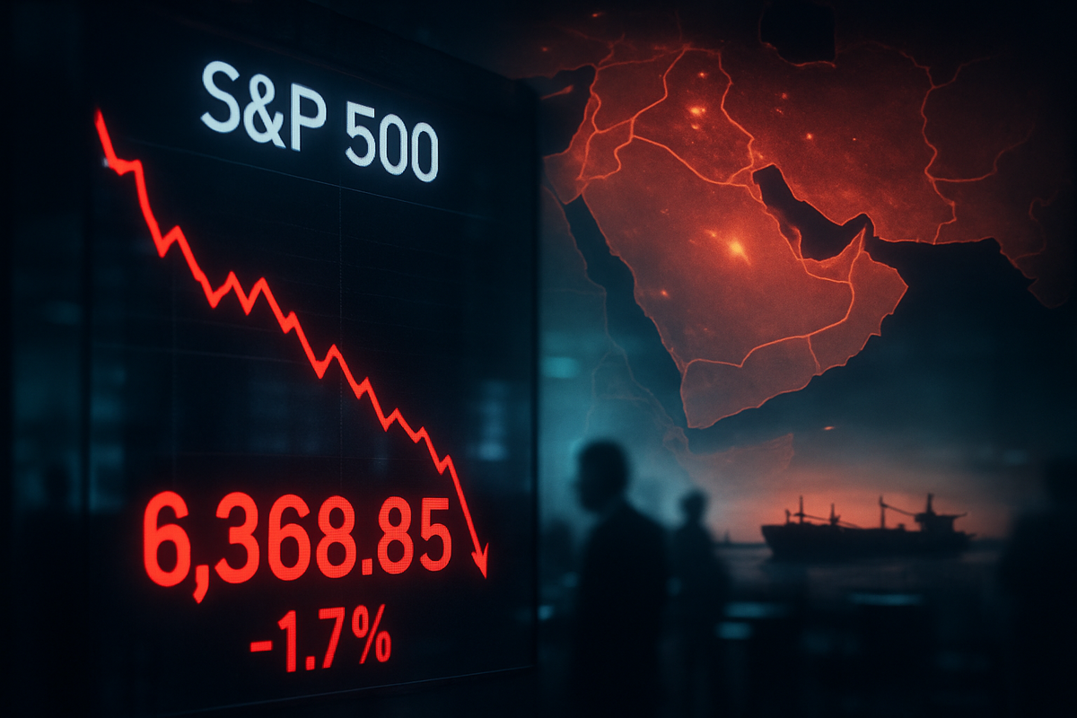 S&P 500 Tumbles to 7-Month Low as Middle East Conflict Intensifies