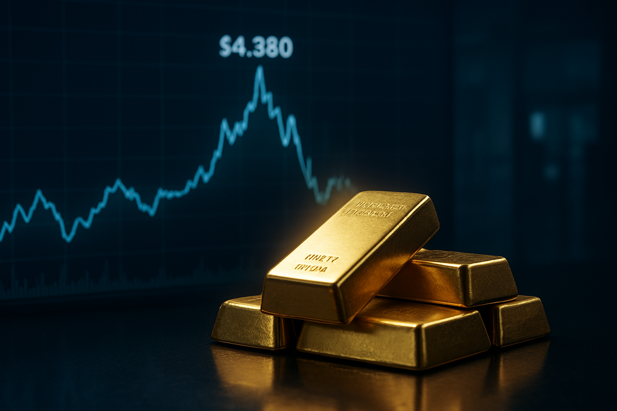Gold Shakes Global Markets with Record $4,380 Peak and Sharp Correction