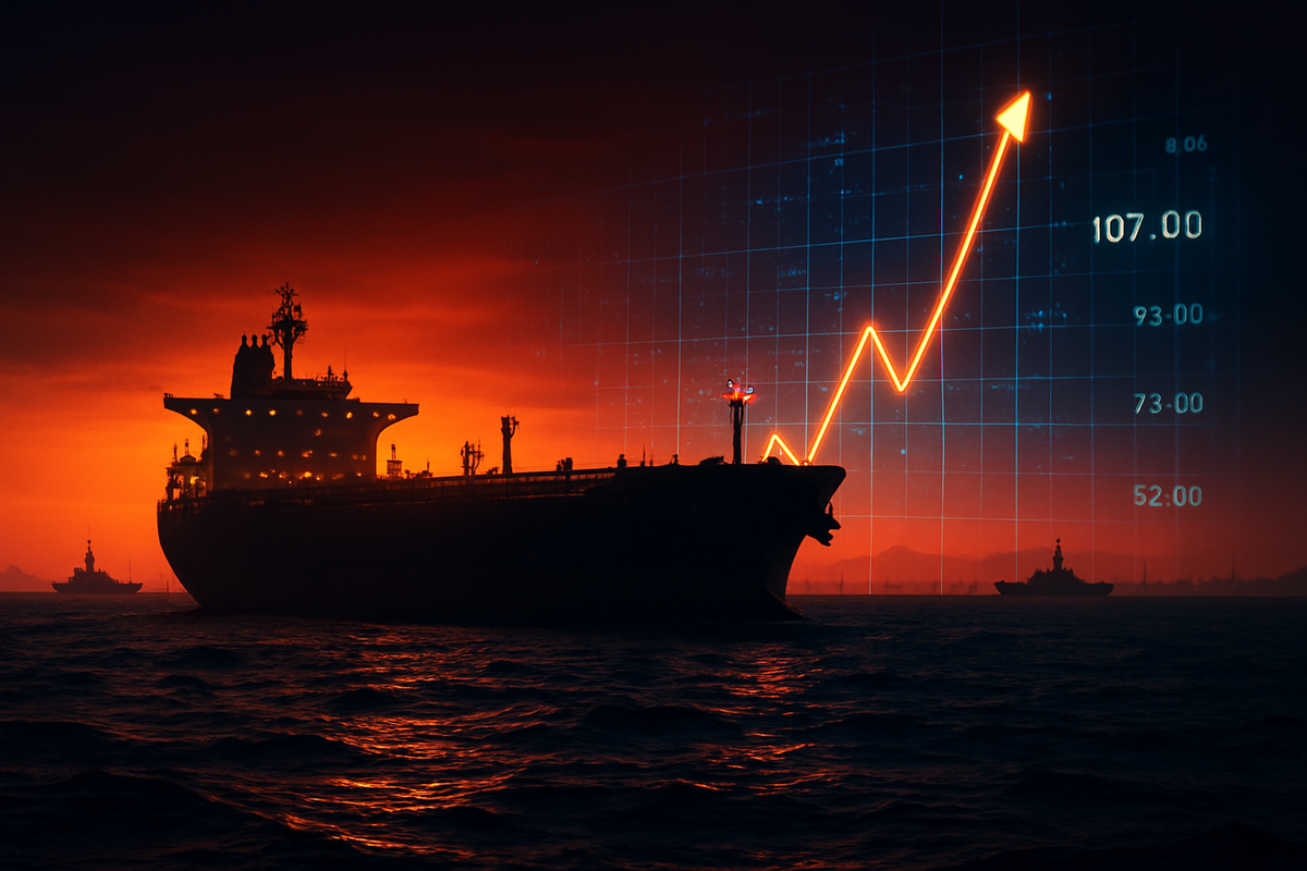 Oil Shatters $107 Threshold as Iran Conflict Escalates; Global Markets Braced for Inflation Shock