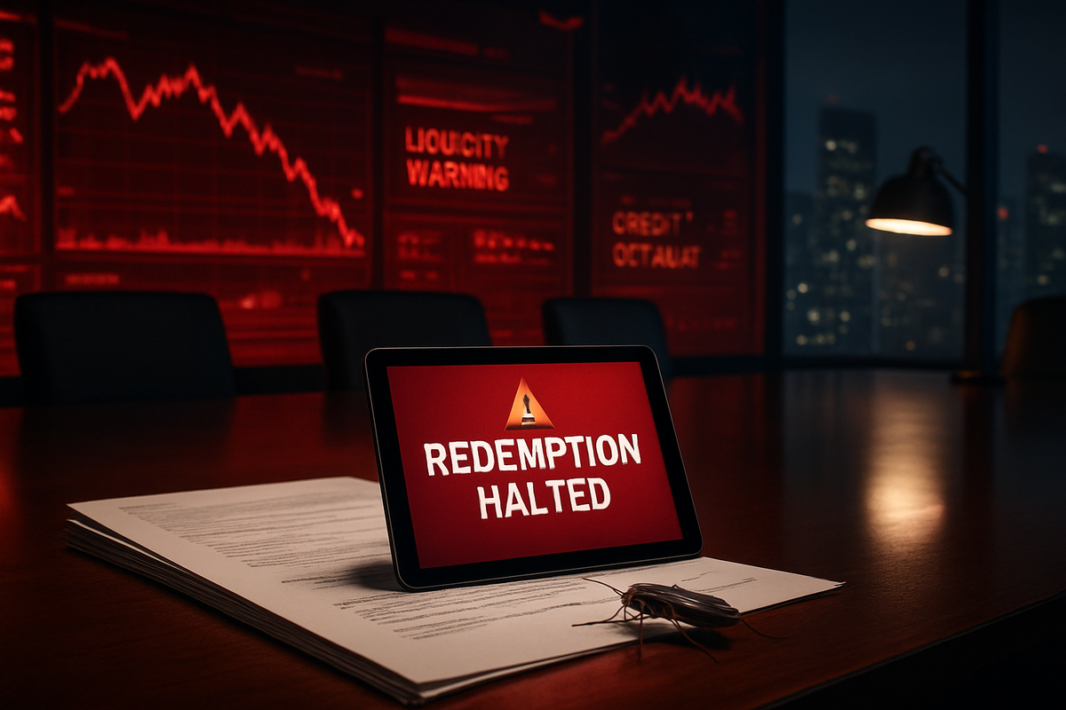 The 'Cockroach' Effect: Private Credit Faces Reckoning as Major Funds Halt Redemptions