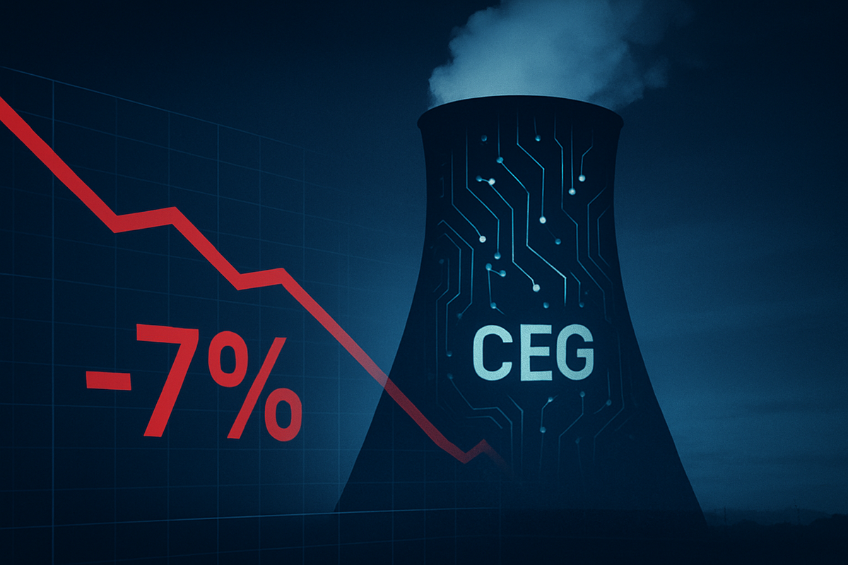 The Nuclear Chill: Constellation Energy Shares Plunge 7% as 2026 Outlook Falls Short of AI Hype