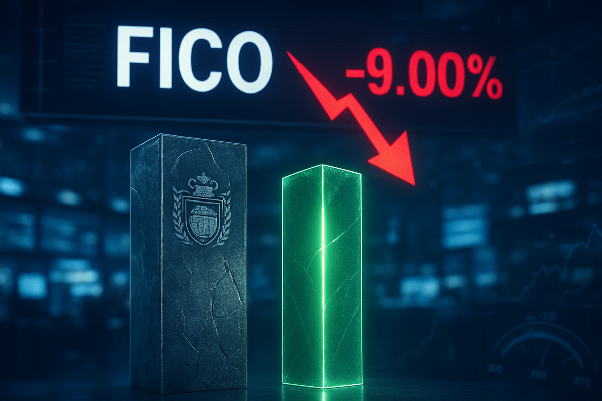 FICO Shares Plummet 9% as Credit Scoring Monopoly Faces Pricing War from VantageScore
