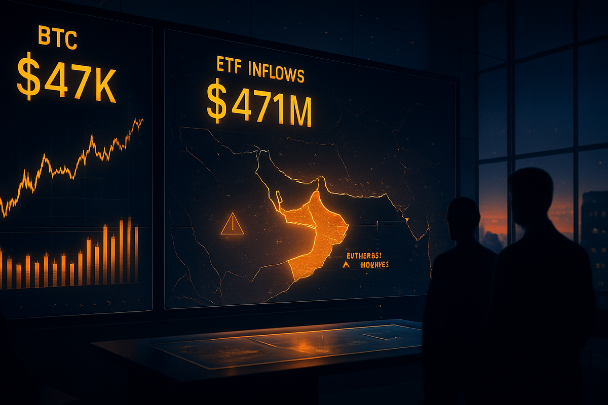 Institutional Floods: Bitcoin ETFs See $471 Million Surge as ‘Digital Gold’ Narrative Clashes With Impending US-Iran Deadline