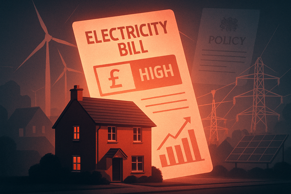 UK Households Face 20% Electricity Bill Hike Despite Falling Wholesale Prices, Government Policies Under Scrutiny