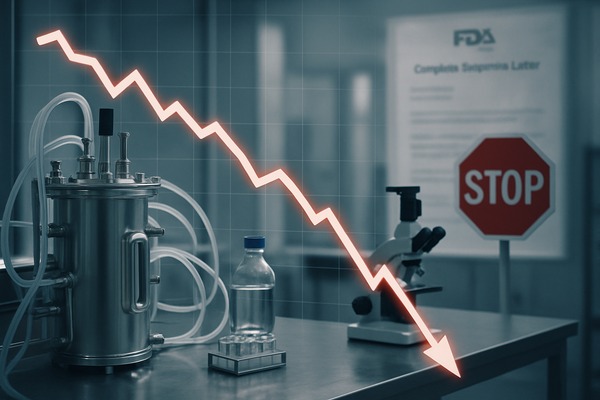 Fortress Biotech Shares Plummet as FDA Issues Complete Response Letter for Key Drug