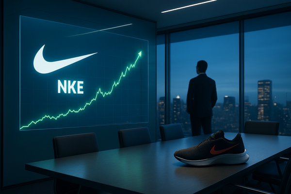 Nike Shares Lead Dow Higher as Tim Cook Signals Confidence with $3M Purchase