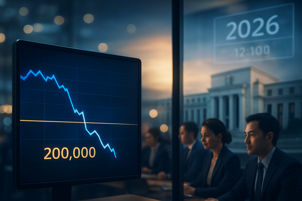 The 200,000 Floor: US Labor Market Tightens as Fed Prepares for 2026 Transition