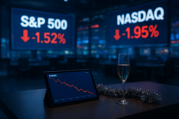 Wall Street Stumbles into the New Year: S&P 500 and Nasdaq Post Three-Day Slide Amid Year-End Fatigue