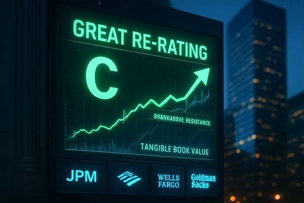The Great Re-Rating: How Citigroup and the Banking Sector Conquered 2025
