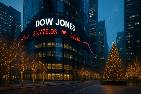 Dow Jones Slips from Record Highs as 2025 Trading Winds Down