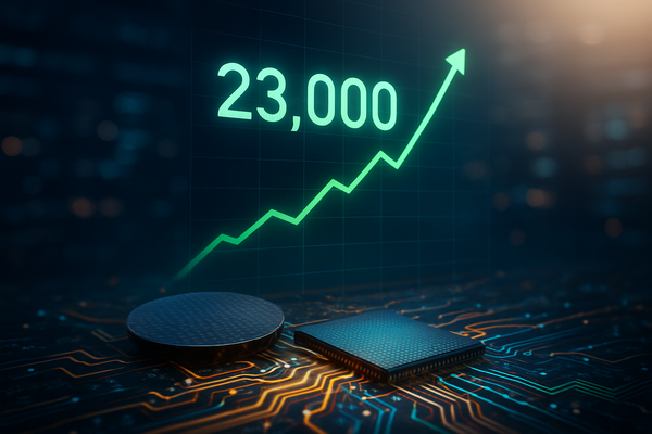 Nasdaq Surges Past 23,000 as Cooling Inflation and AI Optimism Spark Growth Stock Rally