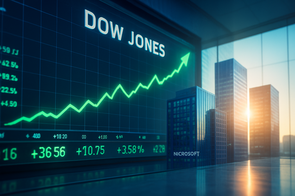 Dow Jones Surges as Inflation Relief Ignites Year-End Rally; Goldman Sachs and Microsoft Lead the Charge