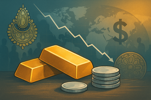 Gold's Glitter Fades in India Amid Global Headwinds, Silver Holds Steady Despite Volatility