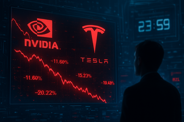 Tech Titans Stumble: Nvidia and Tesla Lead Year-End Market Slide as 2025 Draws to a Close