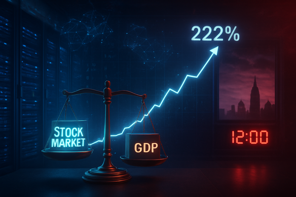 The Buffett Indicator Hits a Record 222%: Why the Oracle of Omaha is Cashed Out as the AI Trade Peaks