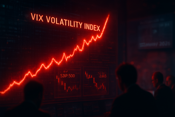 VIX Spikes as Wall Street’s Year-End Rally Stumbles