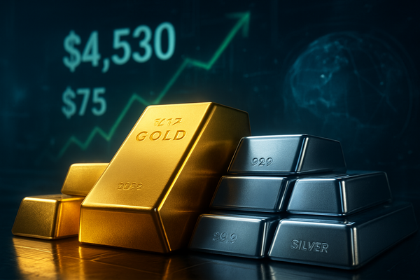 Precious Metals Paradigm Shift: Gold Shatters $4,530 as Silver Rockets to Record Highs