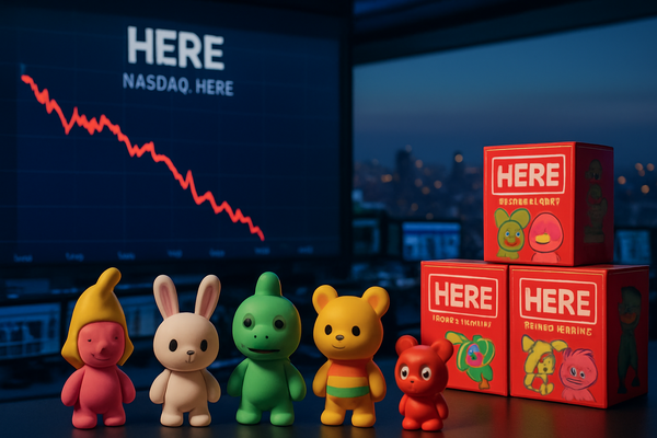 The Great Disconnect: Why Here Group is Plunging 43% Despite a "Pop Toy" Revolution