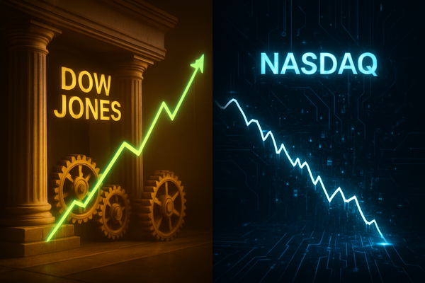 The Great Divergence: Why the Blue-Chip Dow Stands Firm as the Nasdaq’s AI Engine Sputters