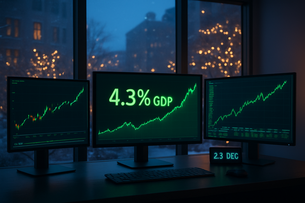 The Quiet Tape’s Loud Message: Markets Surge on GDP Surprise Amid Holiday Thinness