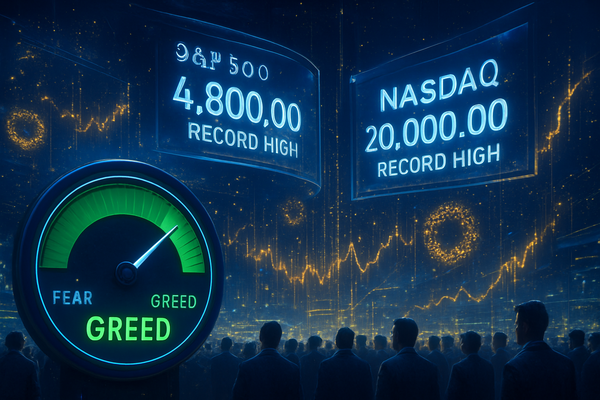 The Edge of Euphoria: Markets Hit Record Highs as 'Greed' Indicators Flash Late-2025 Warning