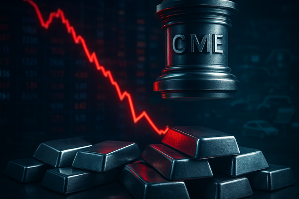 Silver Prices Slide as CME Group Hikes Margins Twice in One Week