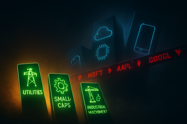 The Great Rotation: Tech Megacaps Stumble as the 'Magnificent Seven' Drag Down Major U.S. Indices in Late 2025