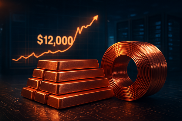 Copper’s Red Metal Revolution: Prices Target $12,000 Milestone Amid Supply Shocks and AI Demand