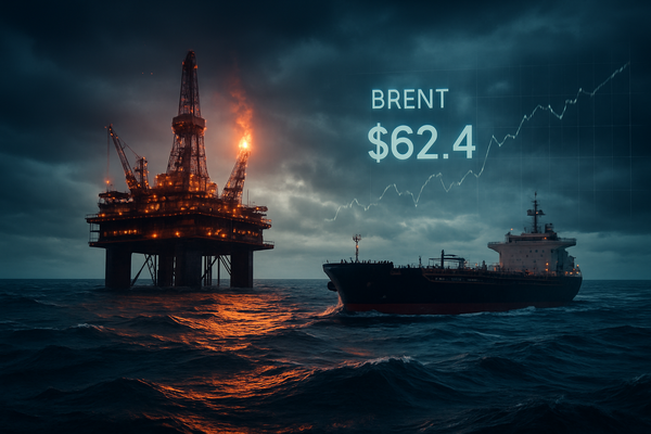 Geopolitical Tremors Push Brent Crude to $62.4 as OPEC+ Signals Caution for 2026