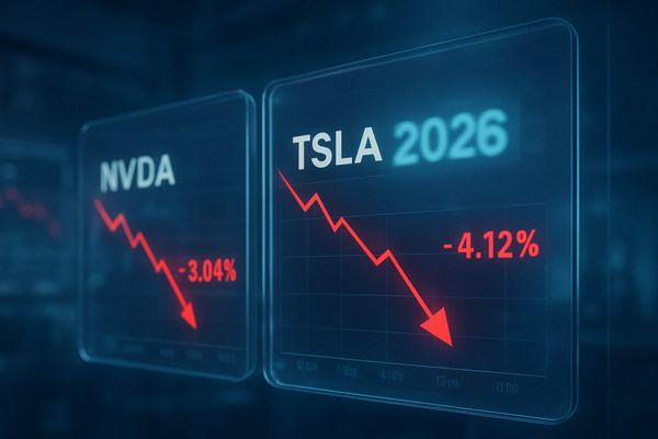 Big Tech Stumbles at the Finish Line: Nvidia and Tesla Lead Year-End Retreat as Santa Claus Rally Vanishes