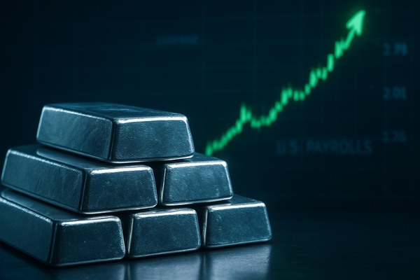 Silver Surges 2% as Soft Payrolls Report Re-ignites Fed Pivot Hopes