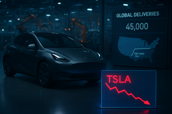 Tesla Shares Slide as Q4 Deliveries Confirm Second Year of Contraction