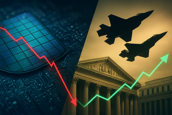 The Great Rotation: Semiconductor Giants Retreat as Investors Pivot to Defense and Financials