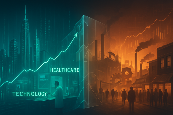 The Great 2026 Pivot: Tech and Healthcare Surge as Broader Market Rally Hits a Wall