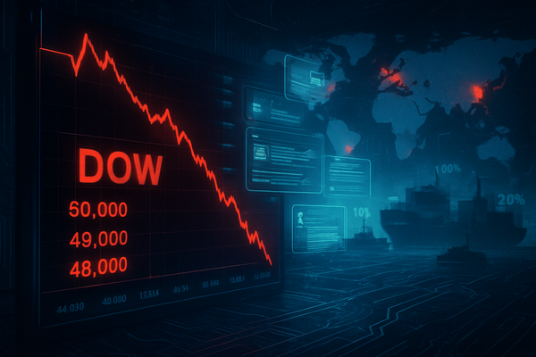 The 50,000 Wall: Geopolitical Friction and Viral Volatility Trigger Wall Street Retreat
