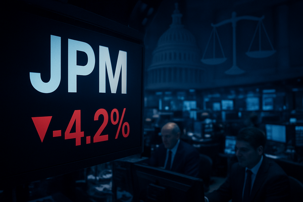 JPMorgan Shares Slump as Earnings Kick-Off Reveals Regulatory Headwinds and Expense Shocks