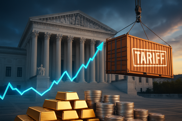 Trump Credits Tariffs for Market Records as Supreme Court Battle Looms Over Trade Authority