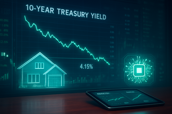 Treasury Yields Retreat: 10-Year Yield Falls Below 4.15% After Cooling Inflation Data